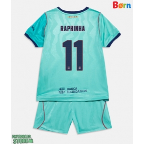 Barcelona Raphinha Belloli #11 Replika Babytøj Tredje sæt Børn 2026-27 Kortærmet (+ Korte bukser)